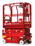 Iseliikuv käärtõstuk, platvormiga (akuga, 2 WD), 6m